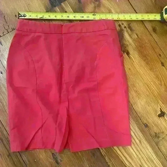 Dalia Collection Modern Fit Red Pencil Skirt size 6 - Picture 4 of 7
